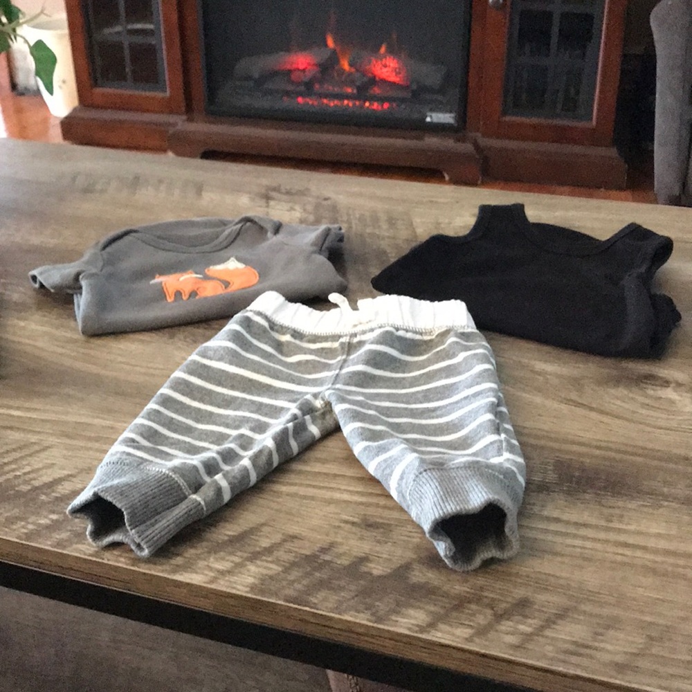 💙3 Piece Set Size 3 months (#048F)